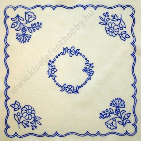 Előnyomott kézimunka 30 x 30-15 kalocsai