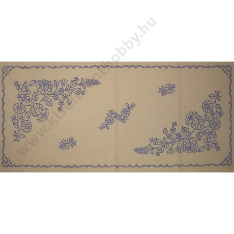 Előnyomott kézimunka (40X80-10)  kalocsai