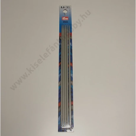 Kesztyű, sapka, zoknikötőtű 3 mm