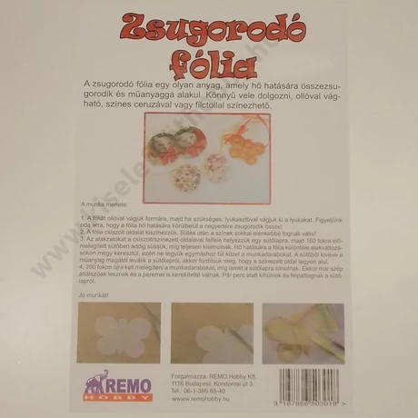 Zsugorodó fólia A/4