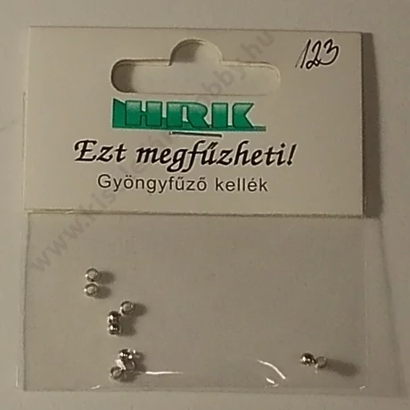 Stopper kicsi ródium 10 db