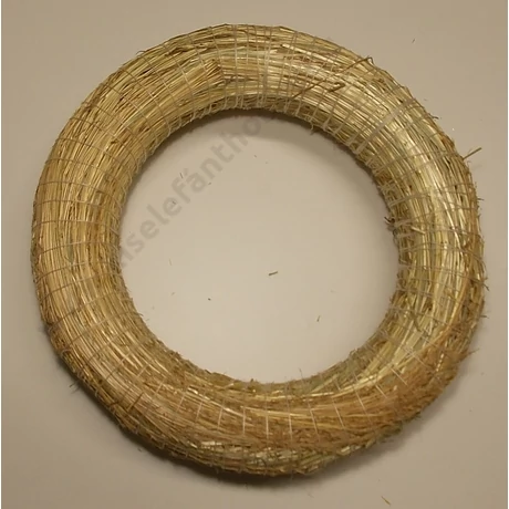 Szalma koszorú 20cm