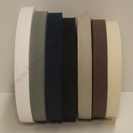 Köper, pamut szalag 2 cm