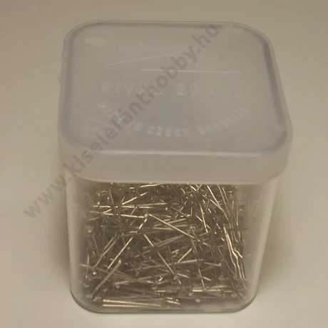 Nikkel rövid  dekorgombostű 1,8 cm, 50 gr