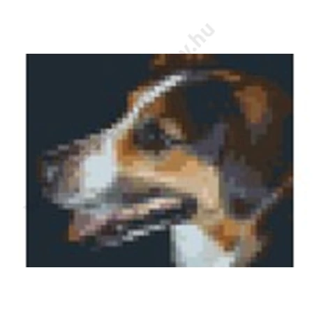 Kutyusfej - pixelhobby kirakó