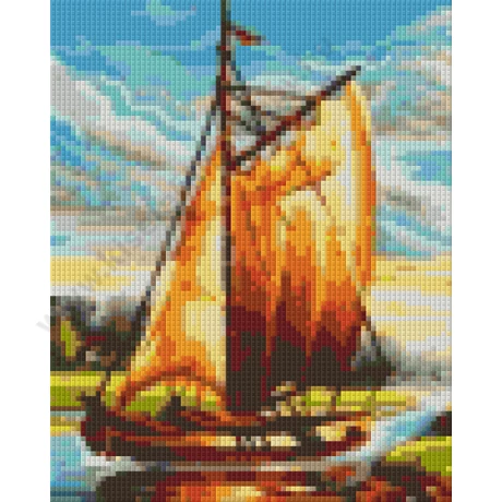 4 alaplapos vitorlás hajó pixelhobby készlet