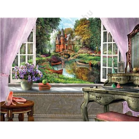 Festés számok szerint festőkészlet fa kerettel  50x65 cm