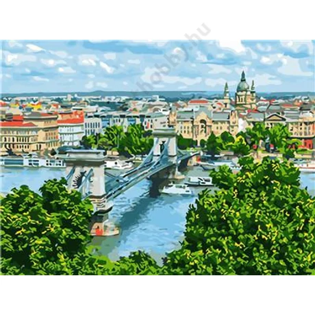 Festés számok szerint készlet fakerettel 40x50 cm