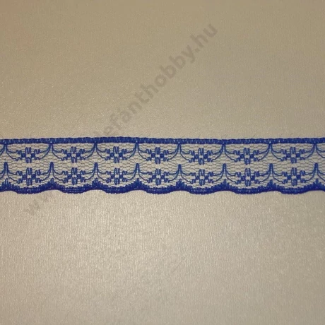 Kék műszálas csipke 2.3 cm
