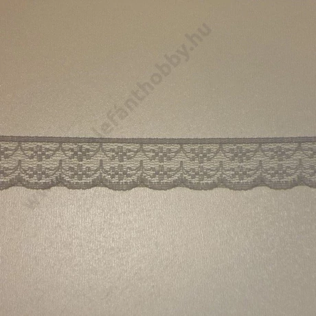 Szürke műszálas csipke 2,3 cm